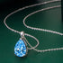 New 925 Sterling Silver Jewelry Elegant Feather Zircon Pendants Necklaces Women Fashion Exquisite Symbol CZ Wild Clavicle Chain
