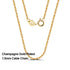 Rinntin 18K Gold 925 Sterling Silver Fashion Cable Link Chains Necklace for Women Thin Neck Chain Accessories Jewelry SC06