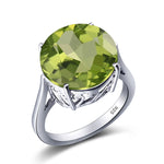 Garnet Wedding Ring Women Solid 925 Sterling Silver Rings Big Round Gemstone Ringly Carve Vintage Daily Fine Jewelry