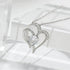 925 Sterling Silver Floral Clavicle Chain Necklace Sparkling Zircon Women's Pendant Necklace Birthday Party Gift Jewelry Gift