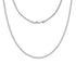 Rinntin Genuine 925 Sterling Silver Italian 2.0mm Franco Link Chain Necklace for Women Vintage Silver Dainty Jewelry SC92