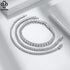 Rinntin Genuine 925 Sterling Silver Tennis Chain Bracelet Handmade High-end Luxury Hand Chain for Men Women Jewelry Gift SB128