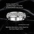 Newshe 925 Sterling Silver Wedding Rings for Men Brilliant Round AAAAA Cubic Zircon Engagement Band Ring Fine Jewelry