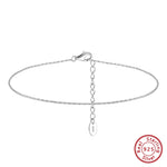 Rinntin Genuine 925 Sterling Silver Ball Faceted Bead Chain Anklets Fashion Women Summer Foot Bracelet Ankle Straps Jewelry SA80