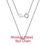 Rinntin Vintage 925 Sterling Silver Link Necklace Fashion Women Men Dainty Neck Chain Hip Hop Rhodium Neck Jewelry Gift SC21