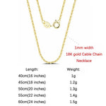 Rinntin 925 Sterling Silver Italian Handmade 1.2mm Chopin Chain Necklace for Women Fashion Simple Basic Neck Chain Jewelry SC53