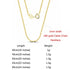 Rinntin 925 Sterling Silver Italian Handmade 1.2mm Chopin Chain Necklace for Women Fashion Simple Basic Neck Chain Jewelry SC53
