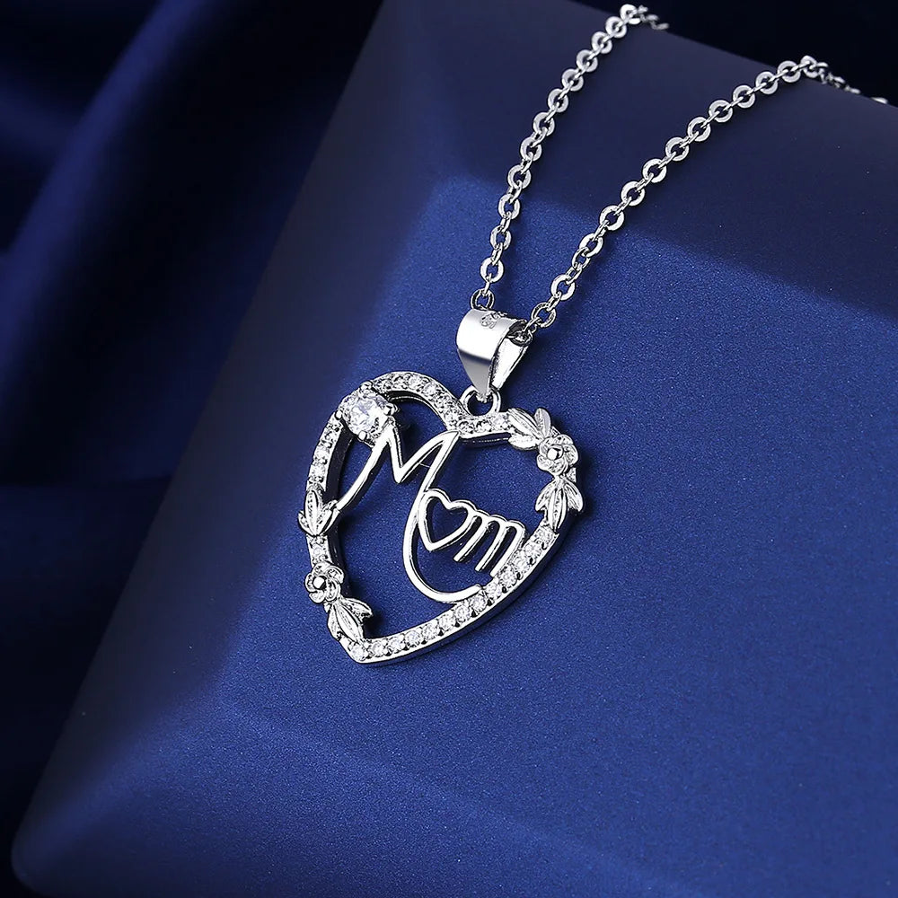 New Fashion 925 Sterling Silver Jewelry Round Zircon Pendants Necklaces Women Fine Semi Rhinestone Circle Clavicle Chain Choker