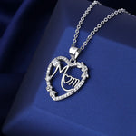 New Fashion 925 Sterling Silver Jewelry Round Zircon Pendants Necklaces Women Fine Semi Rhinestone Circle Clavicle Chain Choker