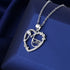 New Fashion 925 Sterling Silver Jewelry Round Zircon Pendants Necklaces Women Fine Semi Rhinestone Circle Clavicle Chain Choker
