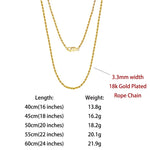 Rinntin Luxury 925 Sterling Silver Diamond-Cut Rope Chain Necklace For Men Women Fashion Italian Silver Neck Chain Jewelry SC29