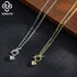 Rinntin 925 Sterling Silver 14K Gold Heart Pendant Necklace for Women Elegant Fine Jewelry Necklace with OT Toggle Clasp SC97