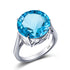 Garnet Wedding Ring Women Solid 925 Sterling Silver Rings Big Round Gemstone Ringly Carve Vintage Daily Fine Jewelry