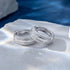 Newshe 925 Sterling Silver D-Color VVS1 Moissanite Hoop Earrings for Women Emerald Cut Pave Wedding Jewelry Gift