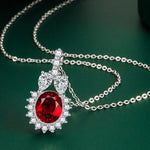 New 925 Sterling Silver Jewelry Elegant Feather Zircon Pendants Necklaces Women Fashion Exquisite Symbol CZ Wild Clavicle Chain