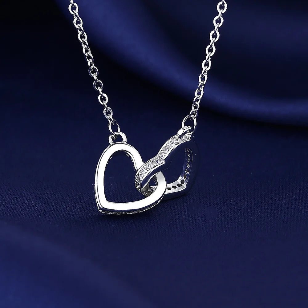 925 Sterling Silver Necklace For Women Round Pendent Sparkling Pave CZ Necklace Fashion Anniversary Birthday Jewelry Gifts