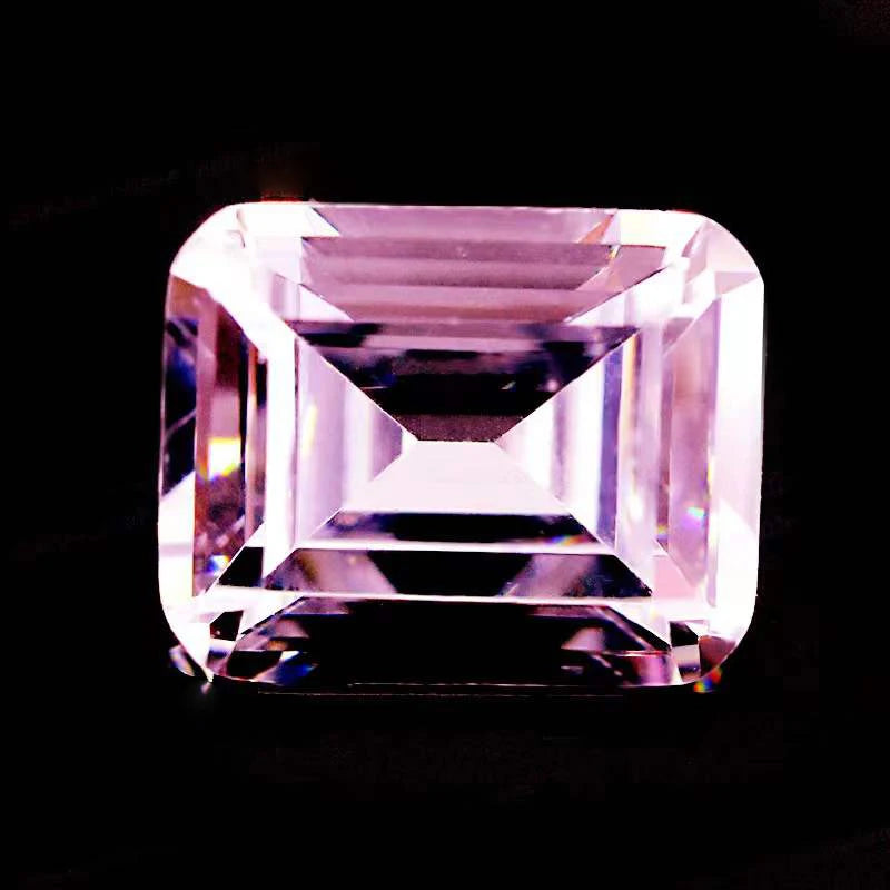Real Pink VVS1 D Color Moissanite Loose Stones 0.5ct-5ct Gemstone Pass Diamond Tester with GRA Certificate for DIY Fine Jewelry