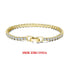 Rinntin 925 Sterling Silver Tennis Bracelets For Women Luxury 2mm 3mm 4mm Cubic Zirconia Shiny Tennis Bracelets Jewelry SB91