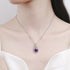 4CT Trendy Fashion s925 Silver Color D Green Moissanite Classic Angle Wing Neckalce Charms Women Party Jewelry Gift