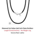 Rinntin Genuine Italian 2mm Brown Leather Cord Chain Necklace for Women Men with 925 Sterling Silver Clasp Trendy Jewelry SC62