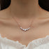 Smiles 7 Stones 2.8ct Mosanites Diamond Women's 925 Sterling Silver Necklaces Luxury Sparkling Fine Jewelry GRA Certificate