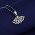 925 Sterling Silver Necklace For Women Round Pendent Sparkling Pave CZ Necklace Fashion Anniversary Birthday Jewelry Gifts N755