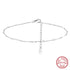 Rinntin Genuine 925 Sterling Silver Ball Faceted Bead Chain Anklets Fashion Women Summer Foot Bracelet Ankle Straps Jewelry SA80