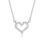925 Sterling Silver Necklace For Women Round Pendent Sparkling Pave CZ Necklace Fashion Anniversary Birthday Jewelry Gifts