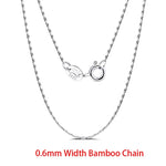 Rinntin Vintage 925 Sterling Silver Link Necklace Fashion Women Men Dainty Neck Chain Hip Hop Rhodium Neck Jewelry Gift SC21