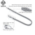 Rinntin Italian 925 Sterling Silver 3.0mm Mesh Popcorn Chain Bracelet for Women Jewelry Female Dating Trendy Accessories TSB65