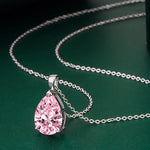 New 925 Sterling Silver Jewelry Elegant Feather Zircon Pendants Necklaces Women Fashion Exquisite Symbol CZ Wild Clavicle Chain