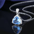 925 Sterling Silver Necklace For Women Round Pendent Sparkling Pave CZ Necklace Fashion Anniversary Birthday Jewelry Gifts