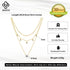 Rinntin Luxury 925 Sterling Silver Layered Choker Necklace for Women Brilliant Summer Necklace Party Jewelry Accessorry BQN43