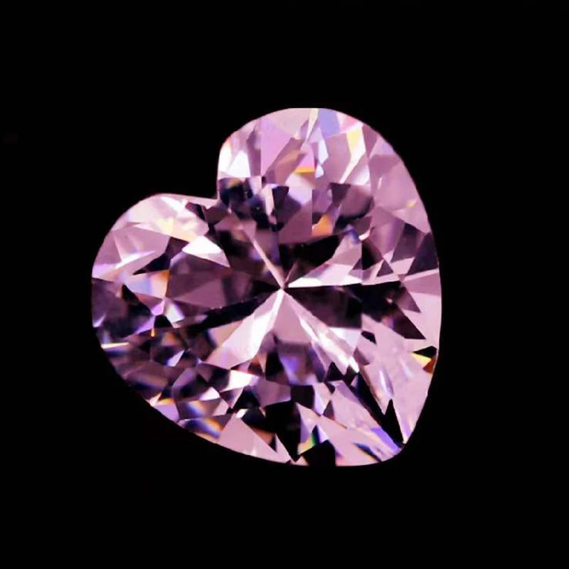 Real Pink VVS1 D Color Moissanite Loose Stones 0.5ct-5ct Gemstone Pass Diamond Tester with GRA Certificate for DIY Fine Jewelry