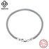 Rinntin Italian 925 Sterling Silver 3.0mm Mesh Popcorn Chain Bracelet for Women Jewelry Female Dating Trendy Accessories TSB65