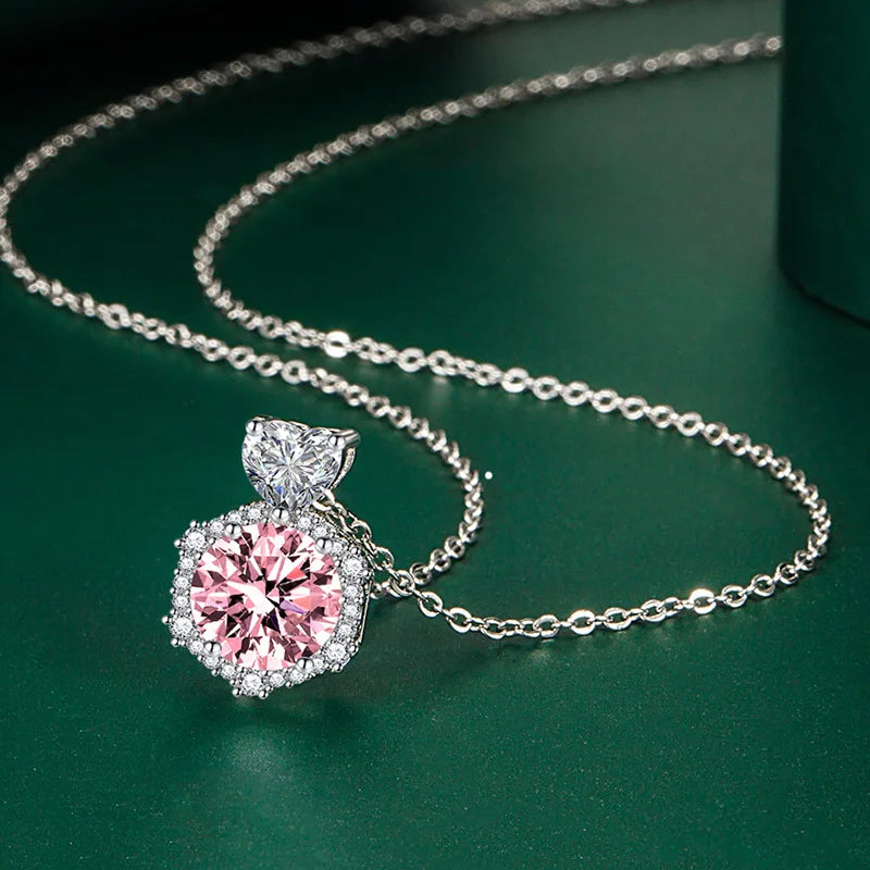 New 925 Sterling Silver Jewelry Elegant Feather Zircon Pendants Necklaces Women Fashion Exquisite Symbol CZ Wild Clavicle Chain