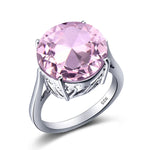 Garnet Wedding Ring Women Solid 925 Sterling Silver Rings Big Round Gemstone Ringly Carve Vintage Daily Fine Jewelry
