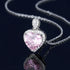 New Fashion 925 Sterling Silver Jewelry Round Zircon Pendants Necklaces Women Fine Semi Rhinestone Circle Clavicle Chain Choker