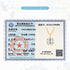 Unique Original 14K Gold Necklaces for Women Sugar Cube Asscher Cut 2ct Moissanite Diamond Stone AU585 Pendant Anniversary Gifts