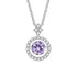 BIJOX STORY 1 CT Moissanite Pendant For Women Simulated Diamond Necklace S925 Sterling Silver Jewelry Girl Valentine's Day Gift