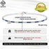 Rinntin Simple 2mm Tennis Anklet Chain Foot Women Sparkling Layer Anklet Accessories Gifts S925 Silver Leg Ankle Bracelet SA19