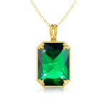 585 Gold Plated Pendants and Necklaces Real Solid 925 Sterling Silver Woman Pendants for Fine Jewelry