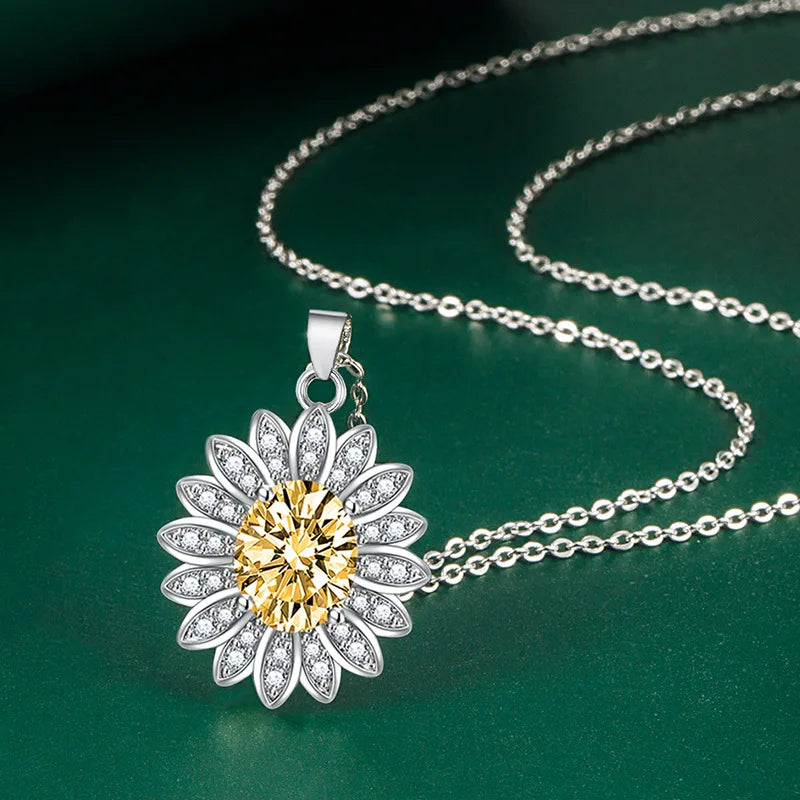 New 925 Sterling Silver Jewelry Elegant Feather Zircon Pendants Necklaces Women Fashion Exquisite Symbol CZ Wild Clavicle Chain