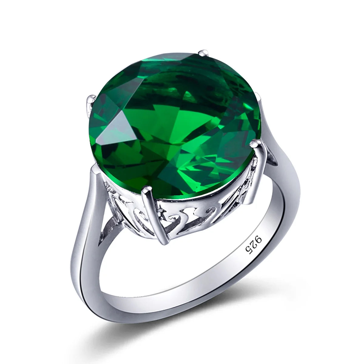 Garnet Wedding Ring Women Solid 925 Sterling Silver Rings Big Round Gemstone Ringly Carve Vintage Daily Fine Jewelry