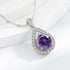 4CT Trendy Fashion s925 Silver Color D Green Moissanite Classic Angle Wing Neckalce Charms Women Party Jewelry Gift
