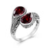 Woman Rings Rainbow Mystic Topaz Stone Eye of God Real 925 Silver Ring Female Dating Party Fine Jewelry