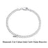 Rinntin 18K Gold Over 925 Sterling Silver 3mm/5mm Italian Diamond Cut Cuban Link Curb Chain Necklace for Women Men Jewelry SC60