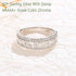 Newshe Glamorous 925 Sterling Silver Engagement Ring for Women AAAAA Grade Princess Cut Cubic Zirconia Wedding Fine Jewelry Gift
