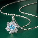 New 925 Sterling Silver Jewelry Elegant Feather Zircon Pendants Necklaces Women Fashion Exquisite Symbol CZ Wild Clavicle Chain