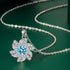 New 925 Sterling Silver Jewelry Elegant Feather Zircon Pendants Necklaces Women Fashion Exquisite Symbol CZ Wild Clavicle Chain